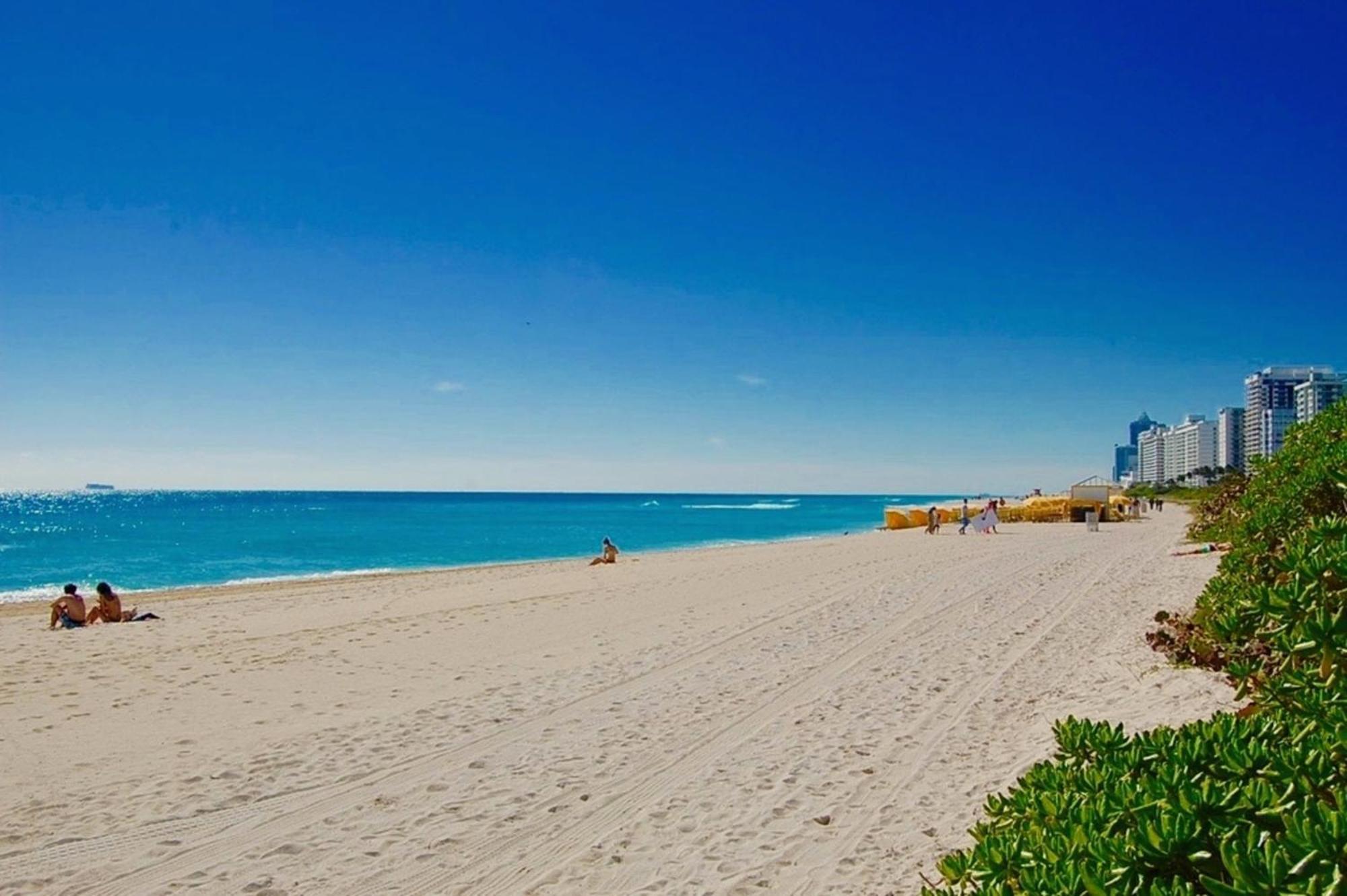 Directly On The Beach With Pool & Ocean View ميامي بيتش المظهر الخارجي الصورة